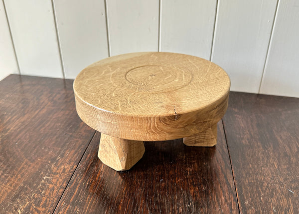 Stubby Oak Foot Stool - Made by Alan