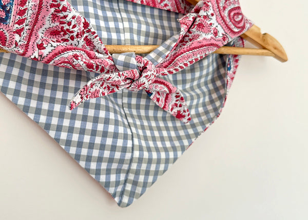 Printed Paisley Triangle Scarf