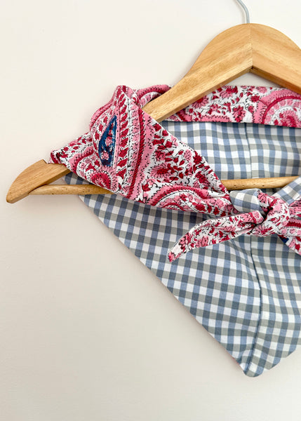 Printed Paisley Triangle Scarf