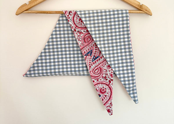 Printed Paisley Triangle Scarf