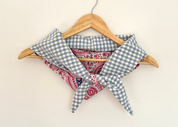 Printed Paisley Triangle Scarf