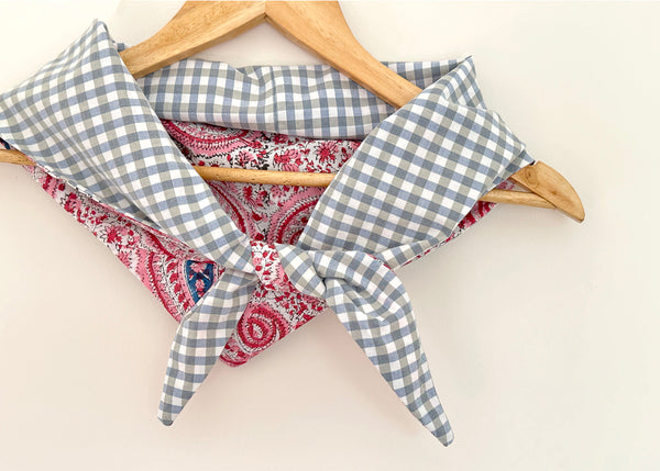 Printed Paisley Triangle Scarf