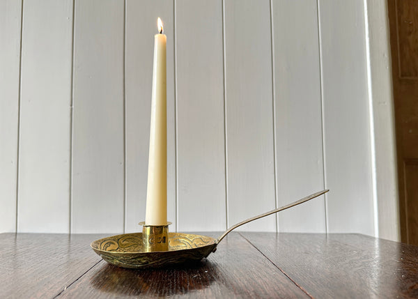 Brass Dutch Candle Holder