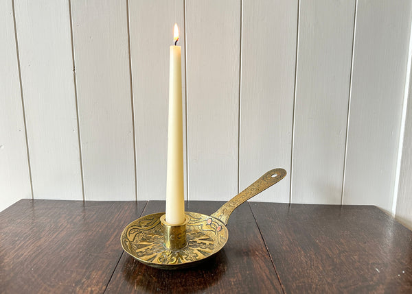 Brass Dutch Candle Holder