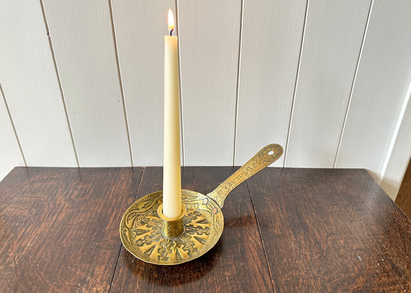 Brass Dutch Candle Holder