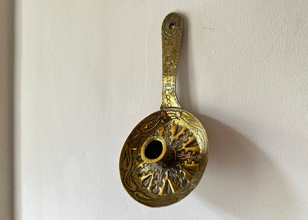 Brass Dutch Candle Holder