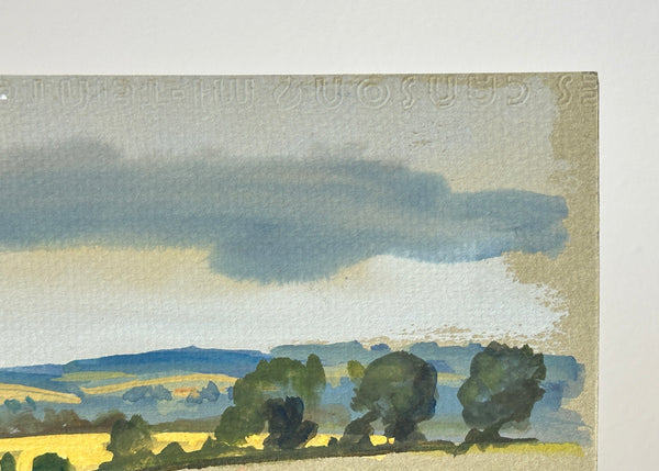 Small Watercolour Landscape Painting