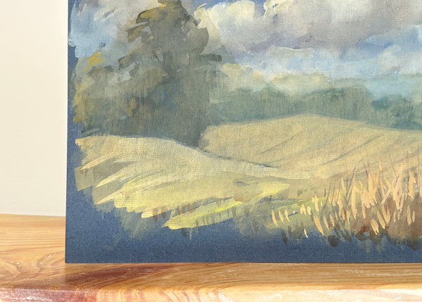Wheat Fields Watercolour