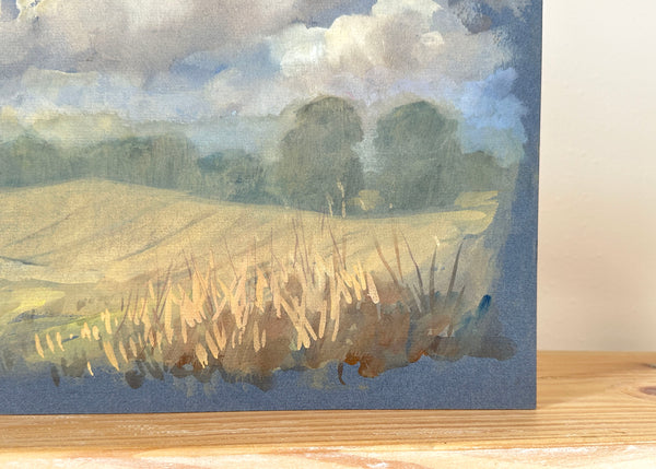 Wheat Fields Watercolour