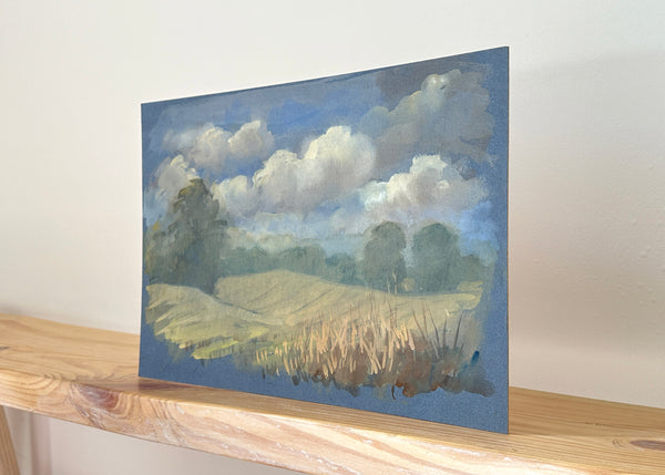Wheat Fields Watercolour