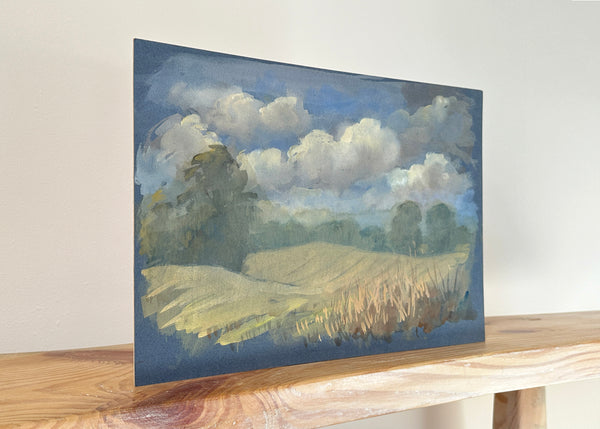 Wheat Fields Watercolour