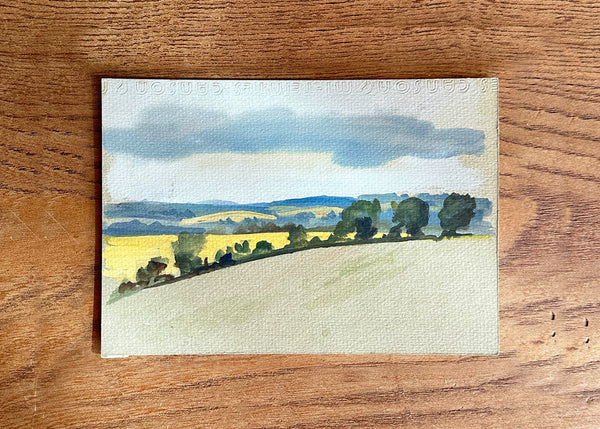 Small Watercolour Landscape Painting