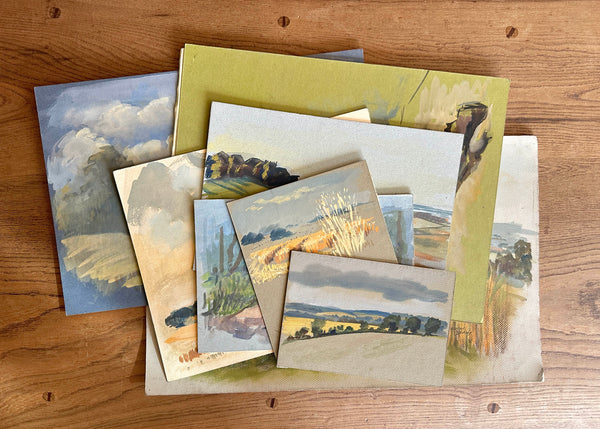 Wheat Fields Watercolour