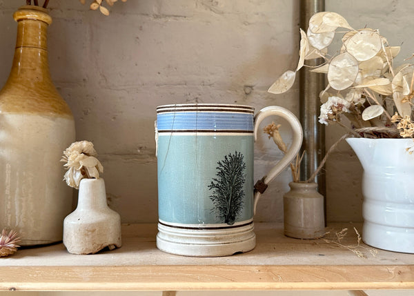 Mochaware PINT Mug, 1840s