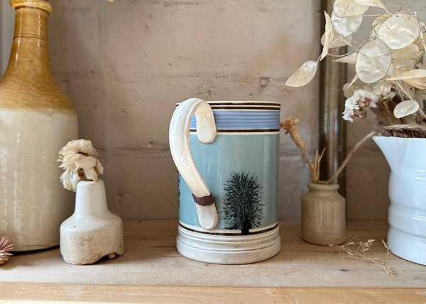 Mochaware PINT Mug, 1840s