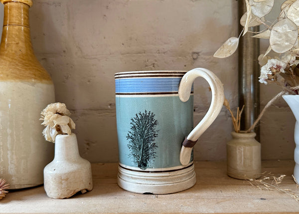 Mochaware PINT Mug, 1840s