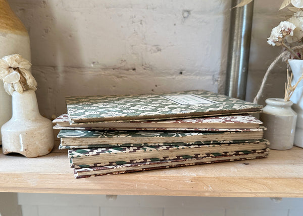 x5 Hand Printed German Books