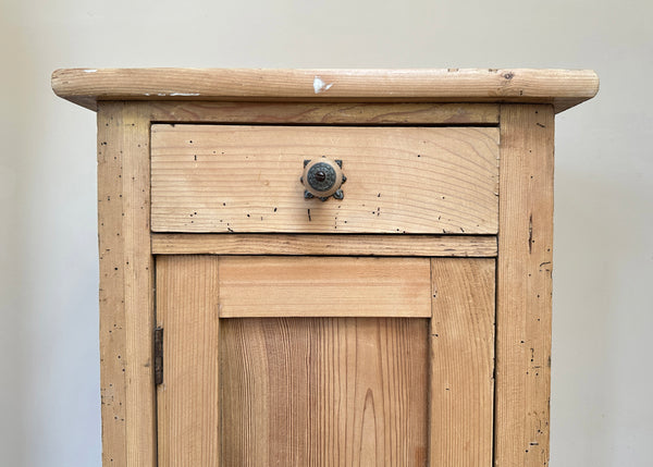 Stripped Pine Bedside Cabinet