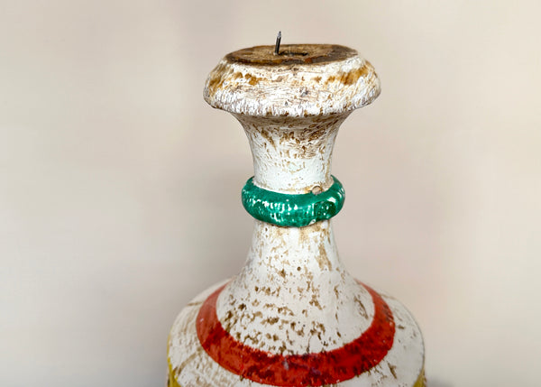 Painted Italian Candle Holder