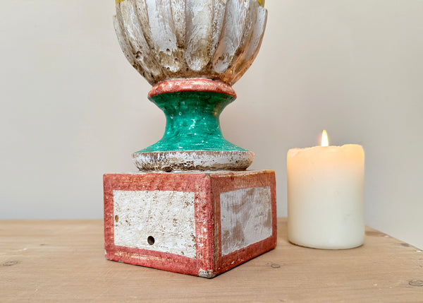 Painted Italian Candle Holder