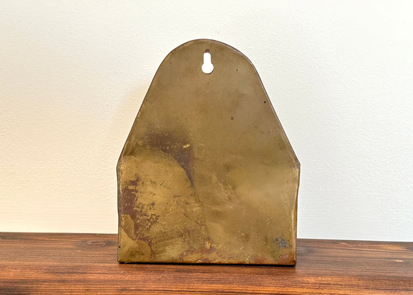 Mackerel Fish Brass Wall Pocket