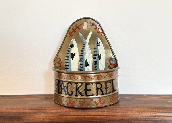 Mackerel Fish Brass Wall Pocket