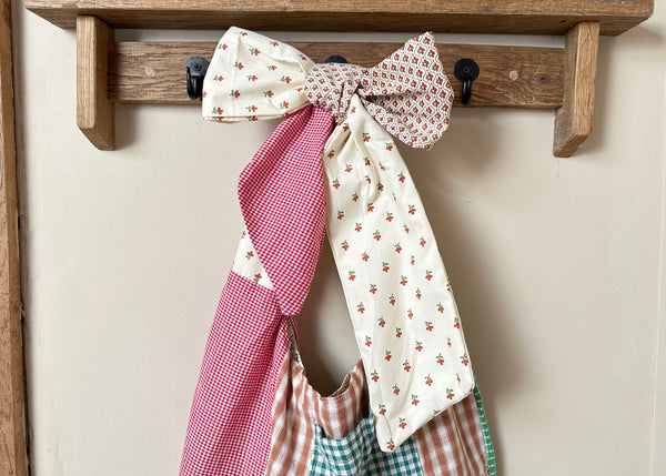 Patchwork Bow Bag - Adjustable Tote