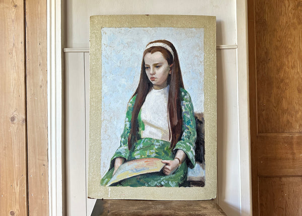 Young Girl Portrait Painting