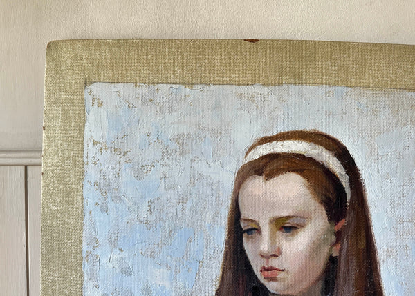 Young Girl Portrait Painting