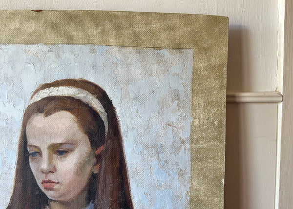 Young Girl Portrait Painting