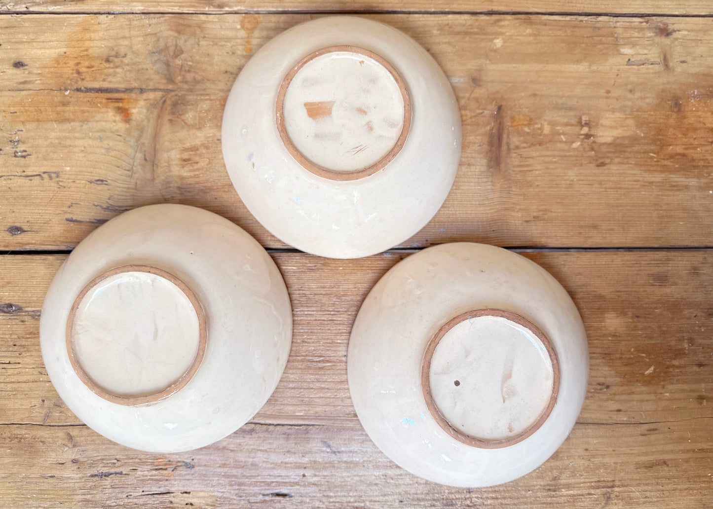 x3 Italian Clay Bowls