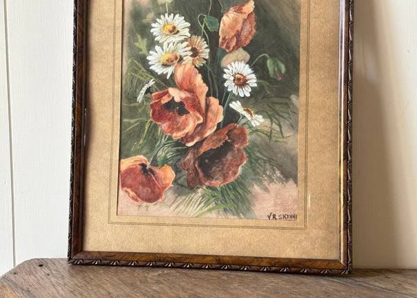 Watercolour Floral Observation Painting