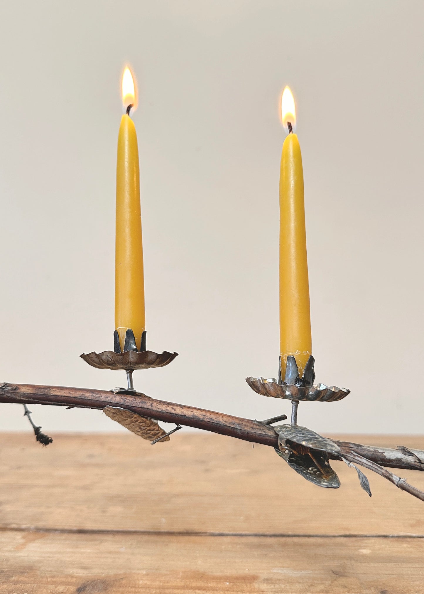 x12 Antique Tin Candle Clips