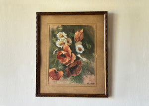 Watercolour Floral Observation Painting