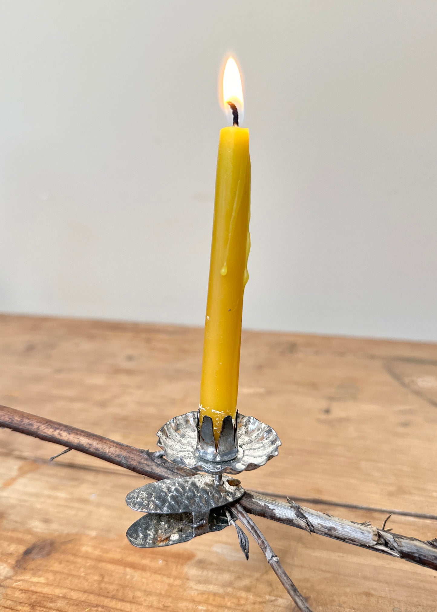 x12 Antique Tin Candle Clips