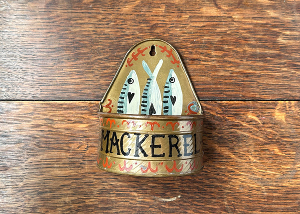 Mackerel Fish Brass Wall Pocket