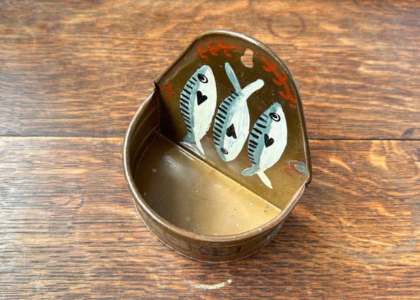 Mackerel Fish Brass Wall Pocket