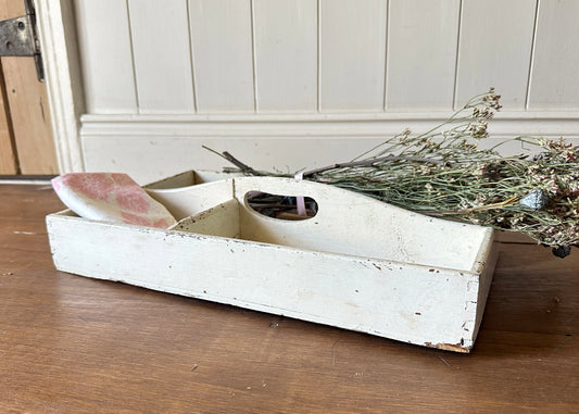 Rustic Wood Cutlery Tray