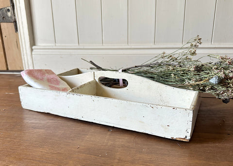 Rustic Wood Cutlery Tray
