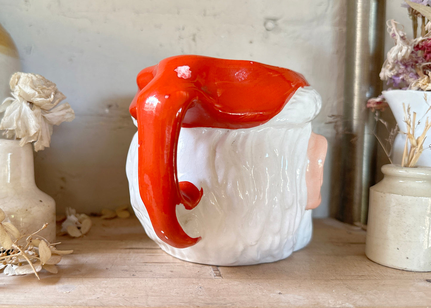 Birds Custard Christmas Jug