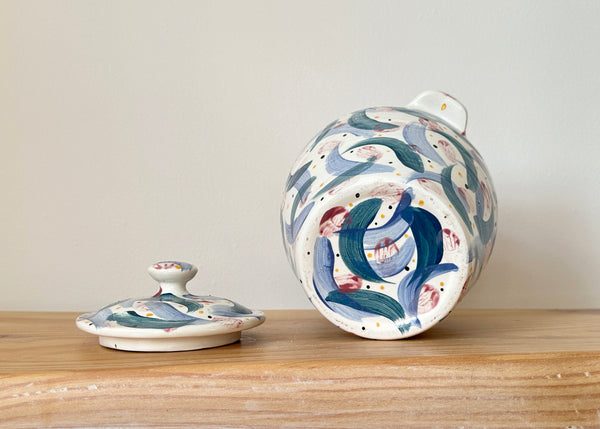 Hand Painted Bloomsbury Jar