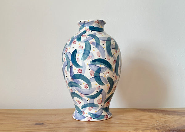 Hand Painted Flower Vase