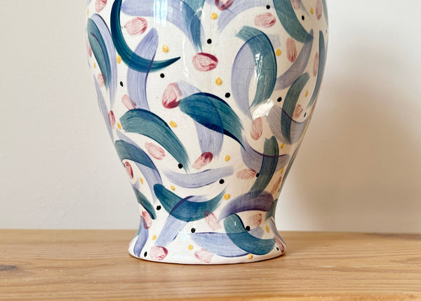 Hand Painted Flower Vase