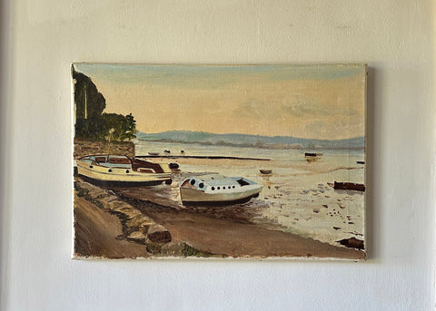 Boat Oil Painting