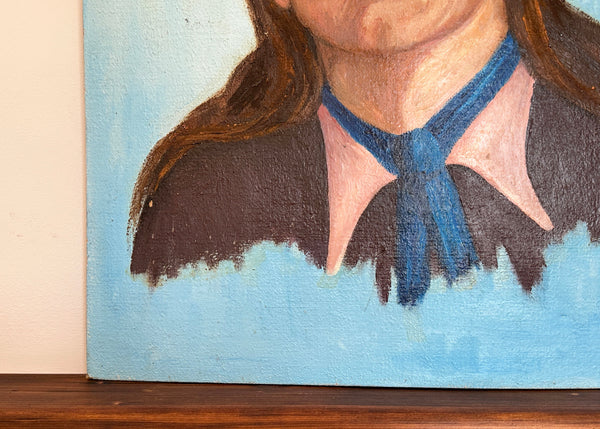 Lady Looking Up Portrait