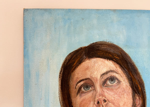 Lady Looking Up Portrait