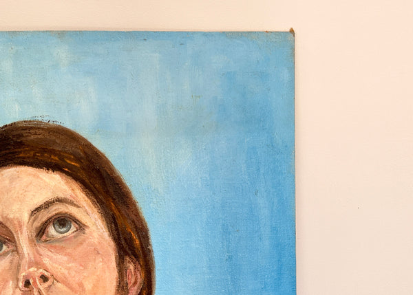 Lady Looking Up Portrait