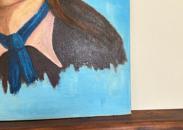 Lady Looking Up Portrait