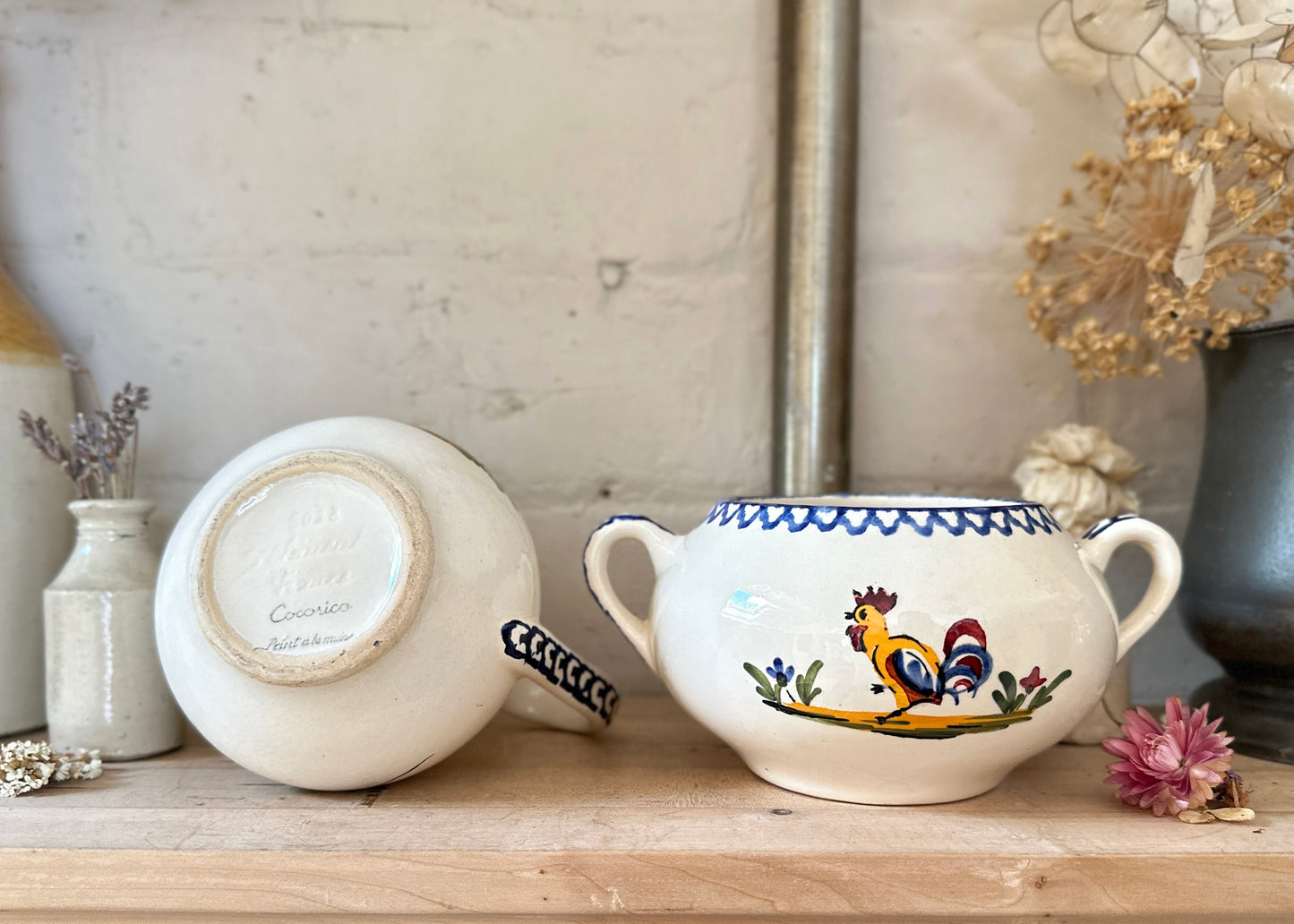 French Sugar Pot & Milk Jug