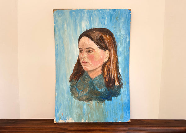 Young Girl Portrait Painting